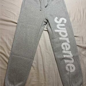 Supreme Heather Gray Joggers